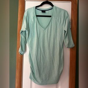 Blue Maternity Shirt